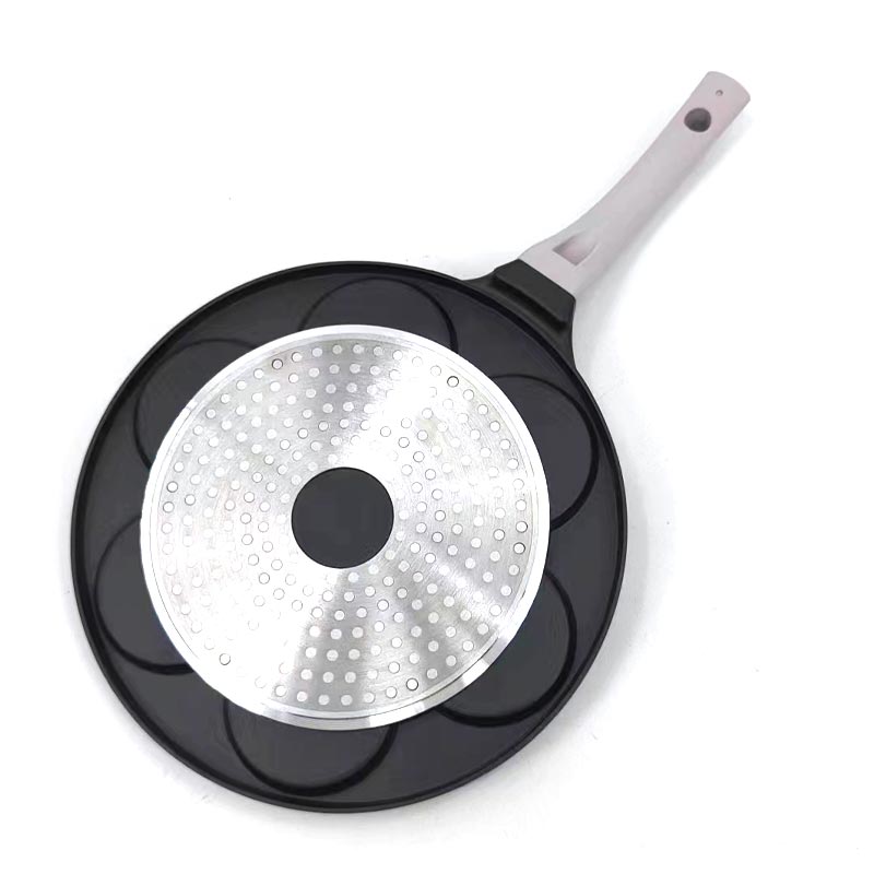 Seven-Hole Smiley Face Frying Pan Baking Dish